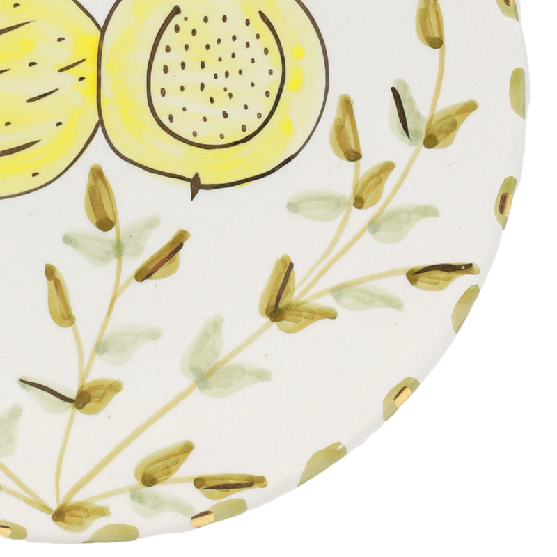 Keramisch bord "Le Citron" - Ø 20 cm