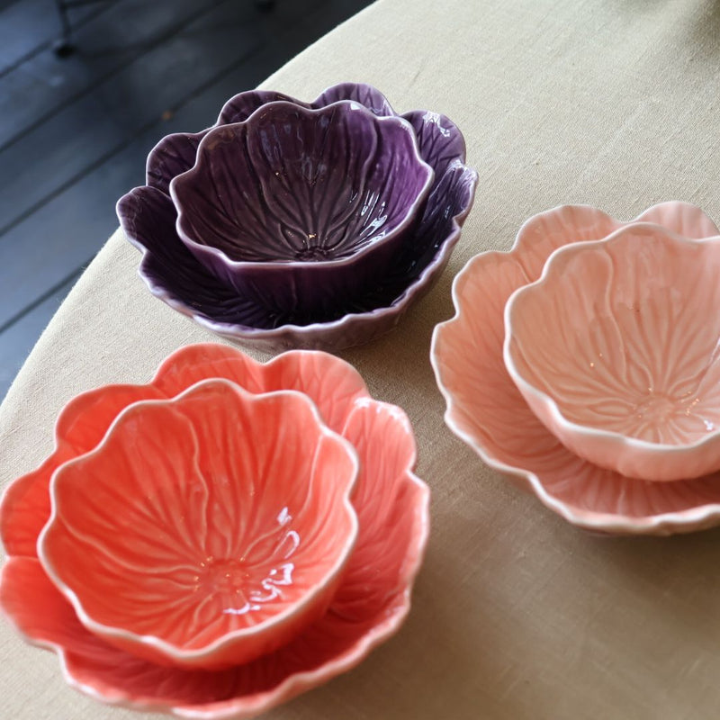 Kom "Flora" – Oranje - Ø 12,4 cm
