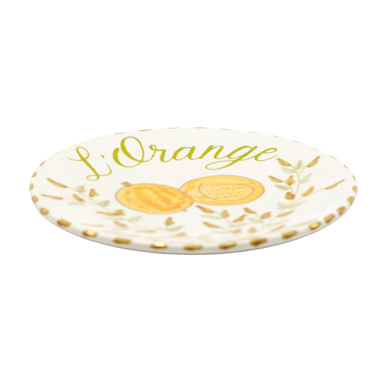 Keramisch bord "L'Orange" - Ø 20 cm