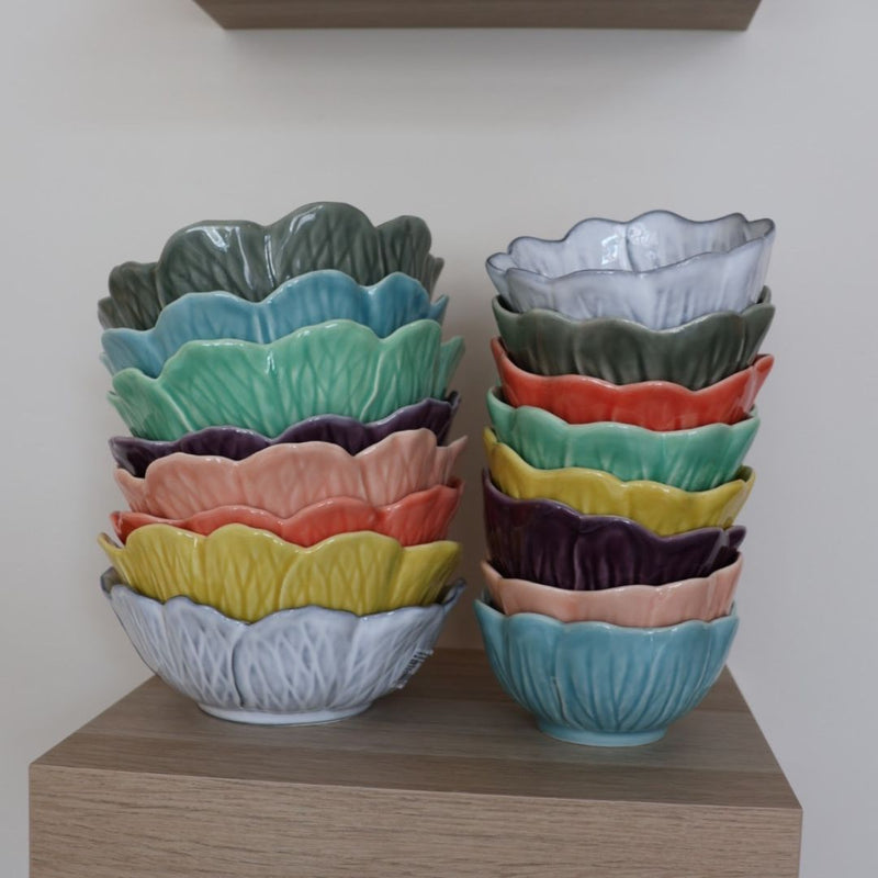 Kom "Flora" – Grijs - Ø 17 cm