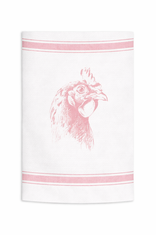 Tea towel 100% cotton - Chicken