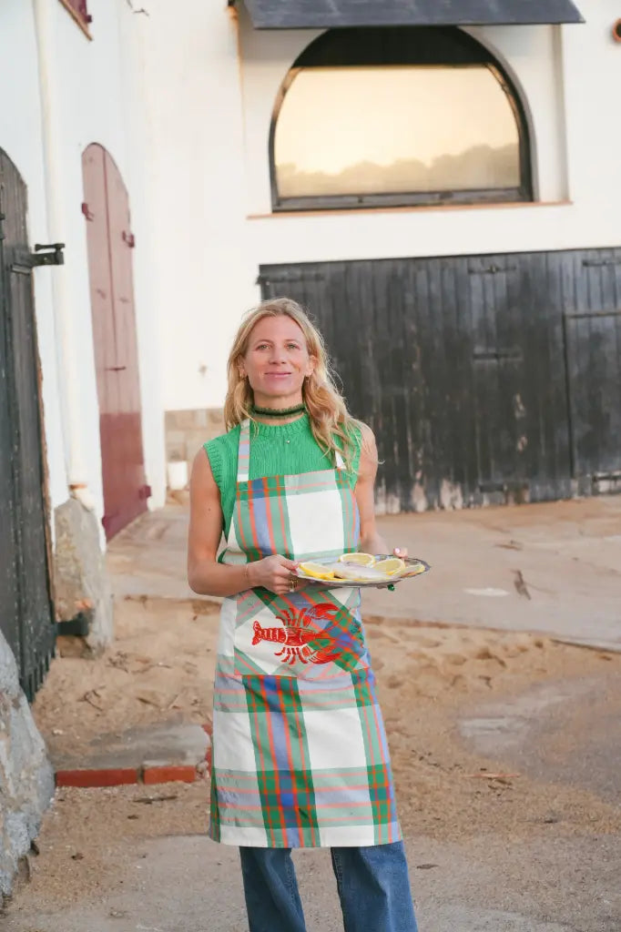 Kitchen Apron - Octave Green - Lobster
