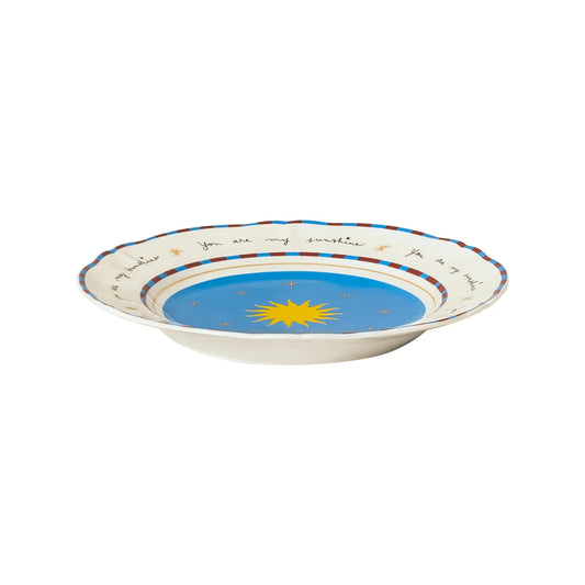 Pangea - Ontbijbord - Blauw - Ø 20.5 cm