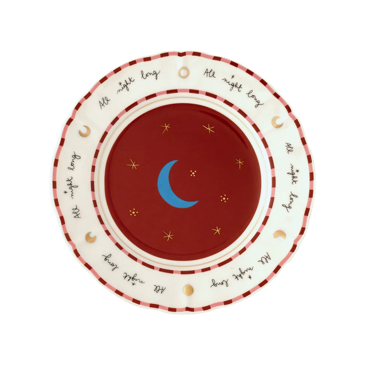 Pangea - Ontbijbord - Rood - Ø 20.5 cm