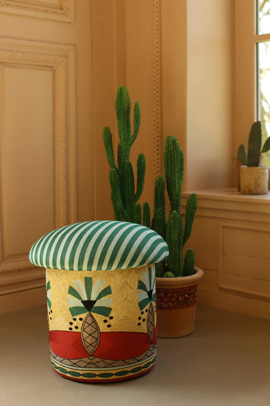 Paloma Palm Embroidered Chair