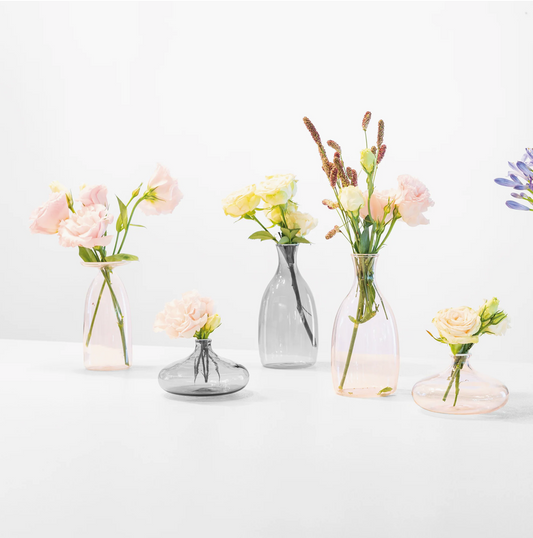 Glazen Vaasje – Grijs – 19 cl