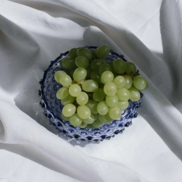 Kristallen kom – Lavendelblauw - 17 cm