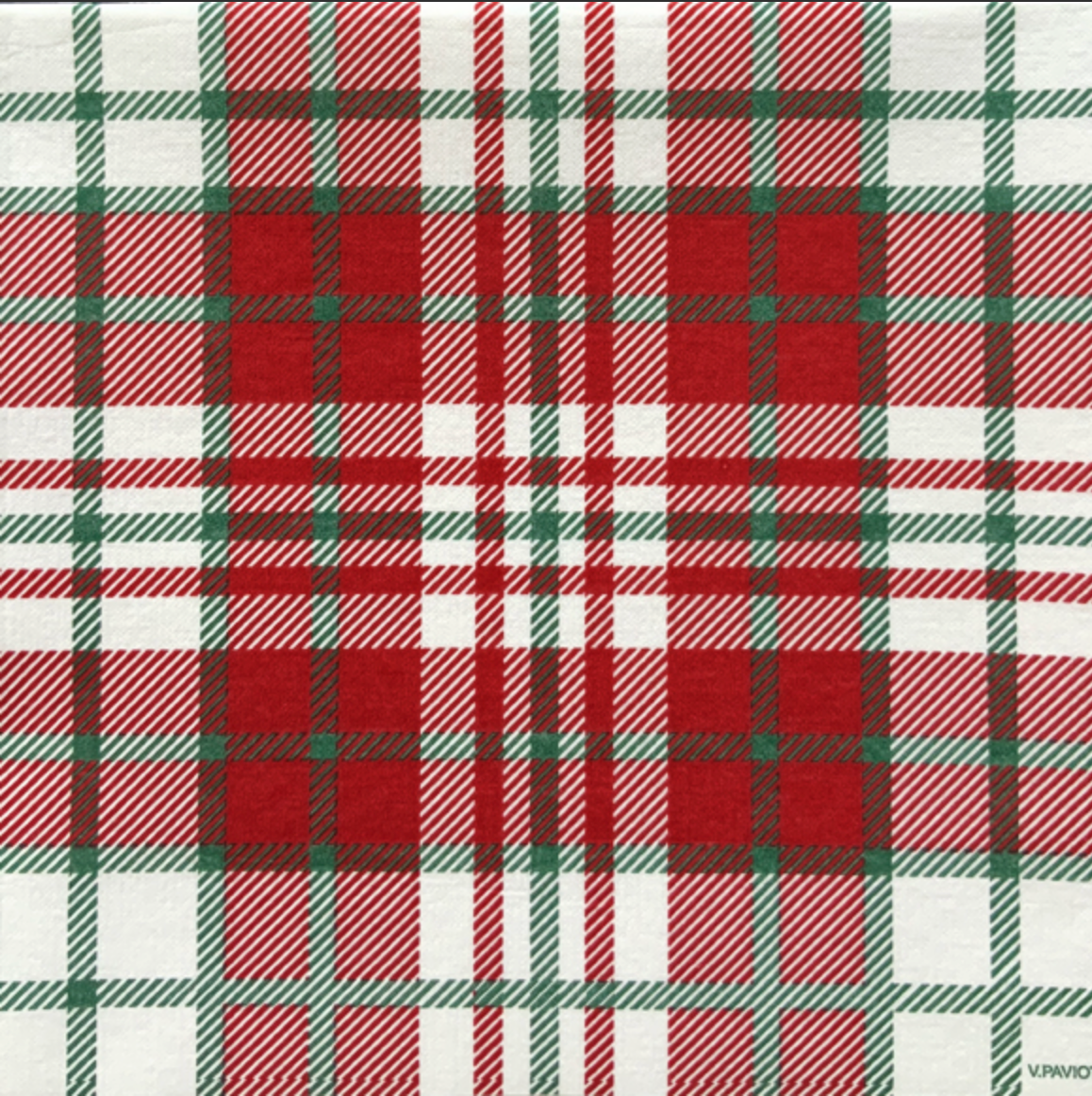 Servetten - Schotse Ruit - 40x40