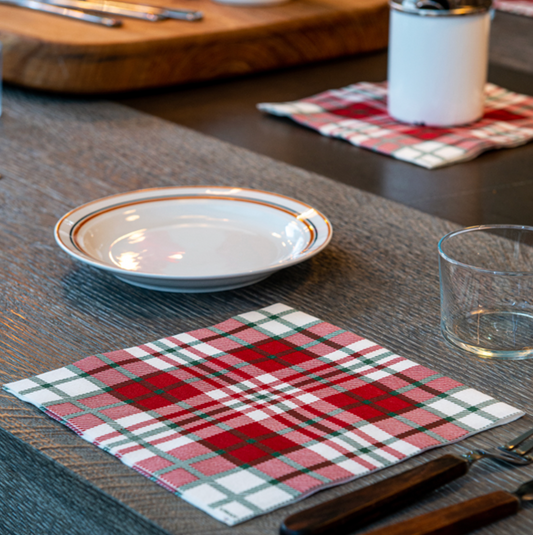 Servetten - Schotse Ruit - 40x40