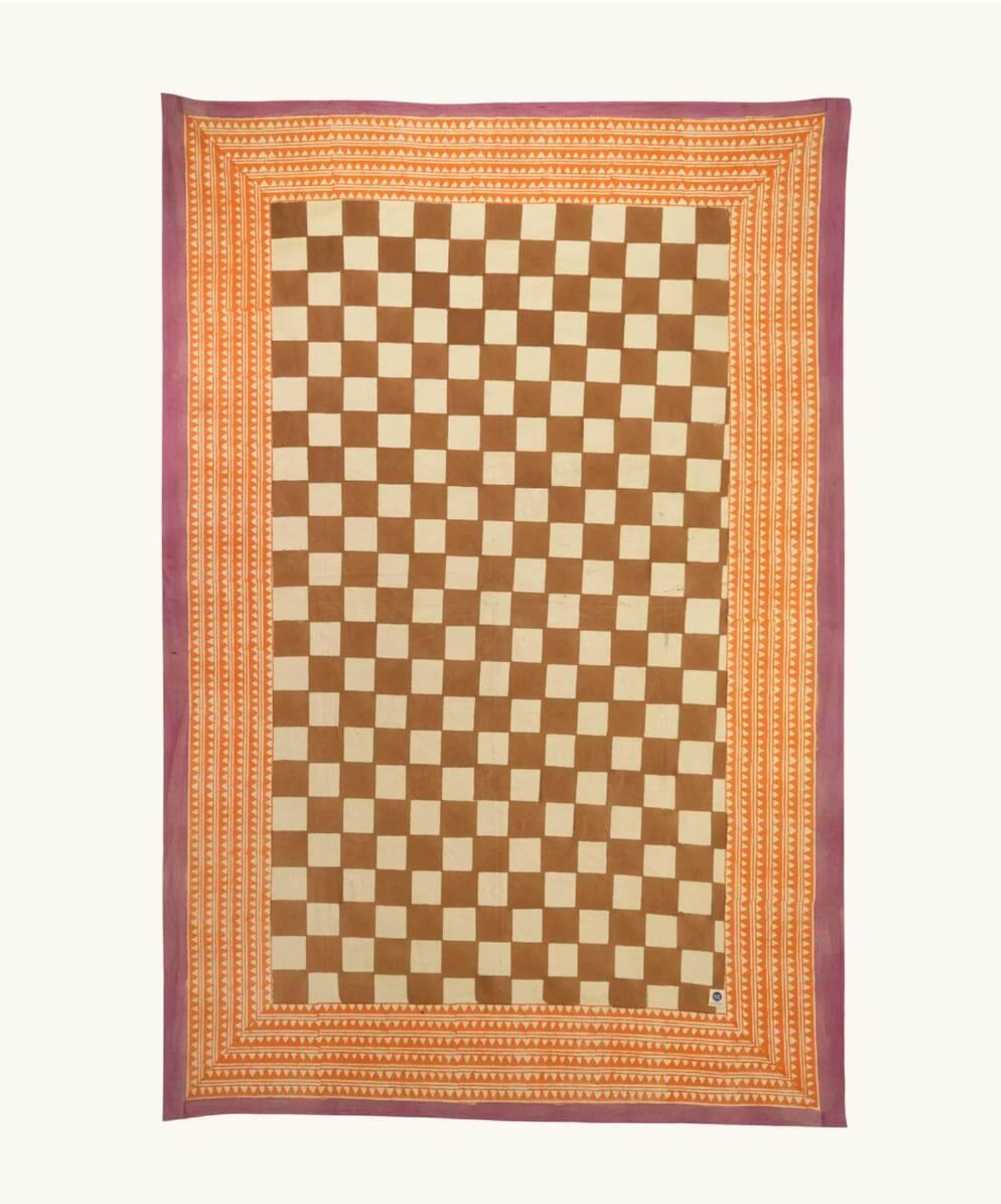 Handbedrukt tafellaken “Checkmate” - 2 maten