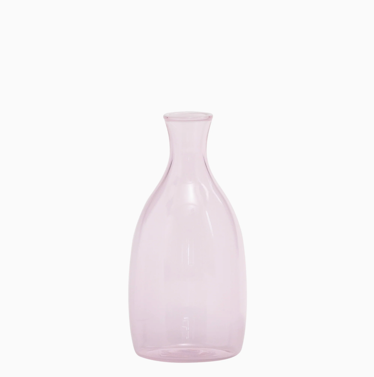 Glazen Vaasje met witte rand – Roze – 35 cl