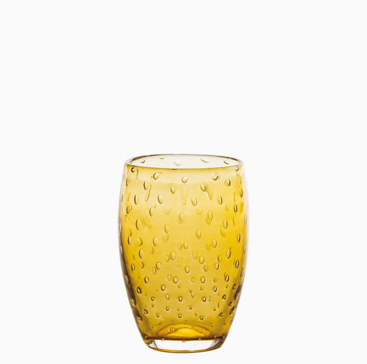 Melting Pod - Amber geel - Set van 6 Glazen