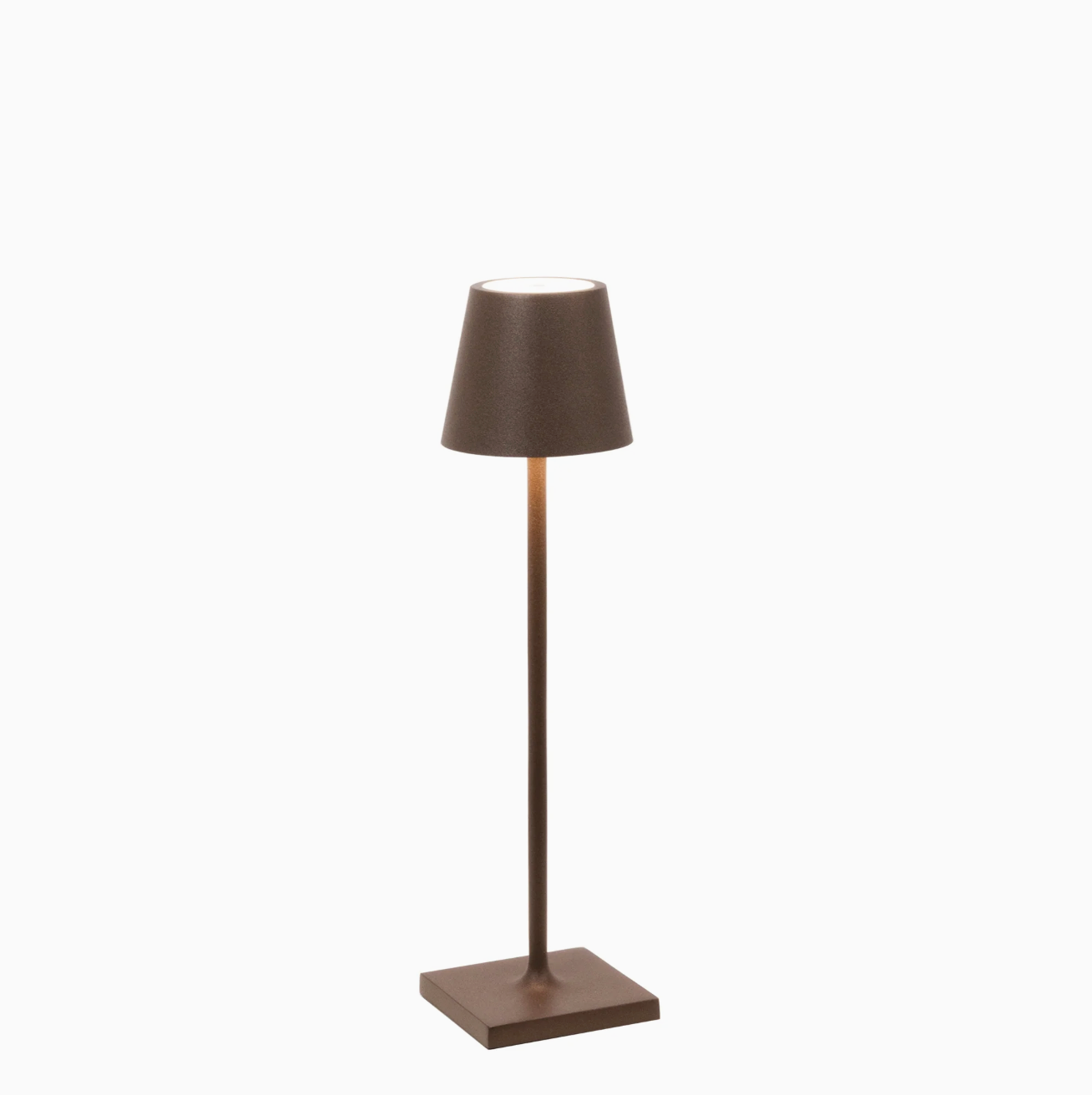 Draadloze oplaadbare lamp - Micro - Poldina - Corten