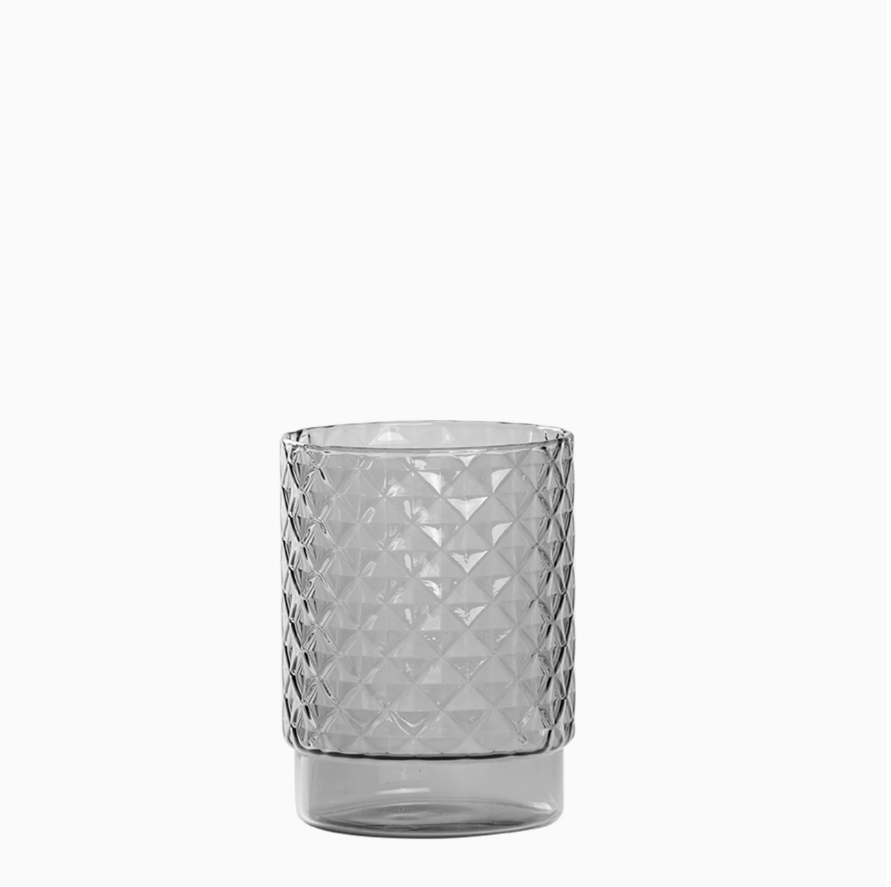 Set 4 stapelbare glazen - Grijs