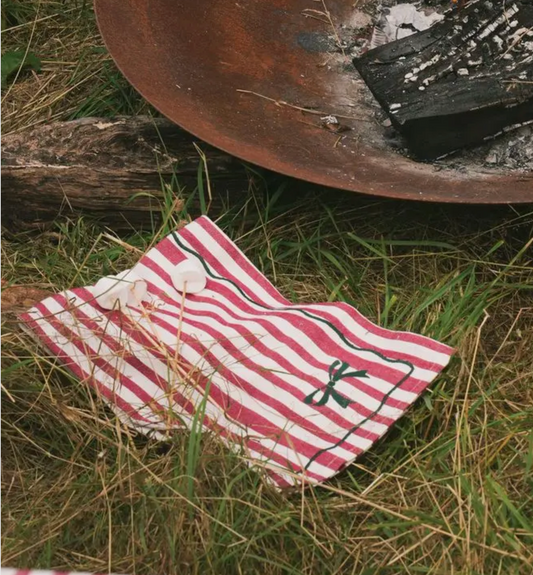 Keukenhanddoek - Noëline Burgundy (Set van 2)