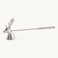Kaarsendover Hert  - 26 cm - verzilverd