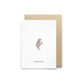 Verjaardagskaart pinguin met envelop