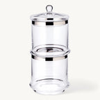 Jam jar with coaster and spoon