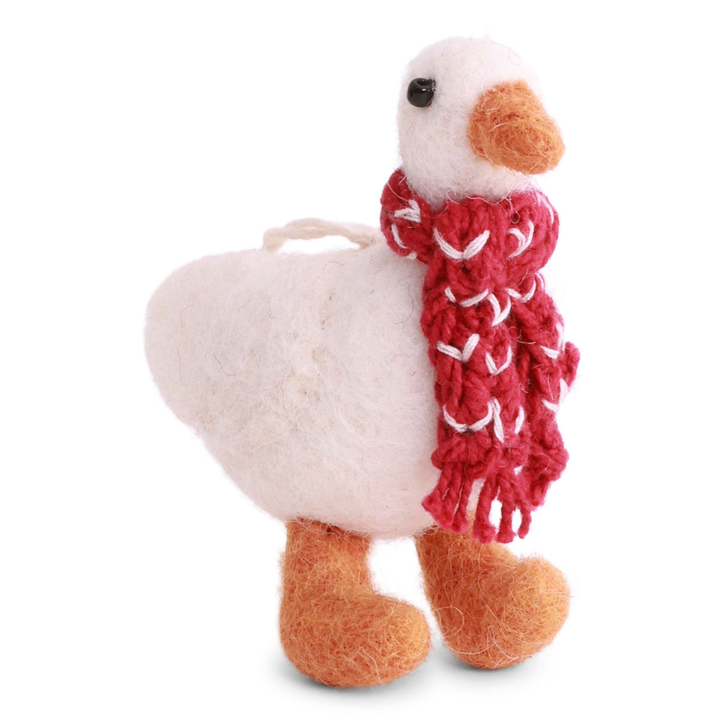 Christmas ornament - Goose with scarf