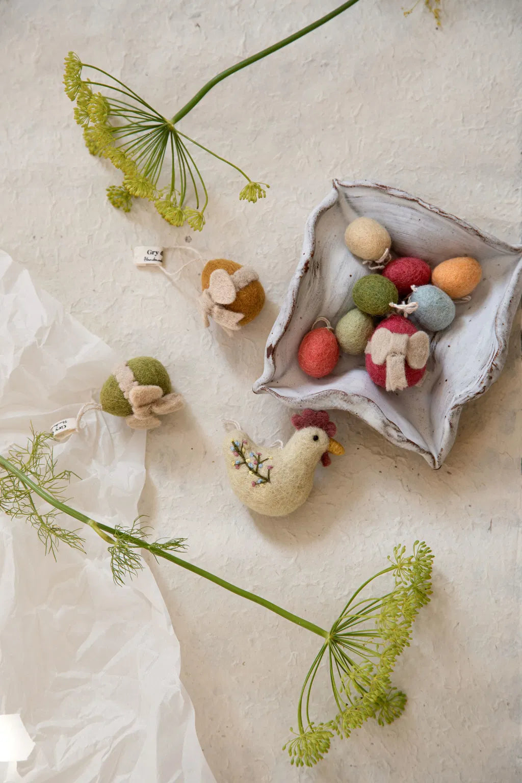 Decoration Bird – Yellow/Blue