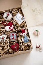 Christmas ornament - Piglet with clover