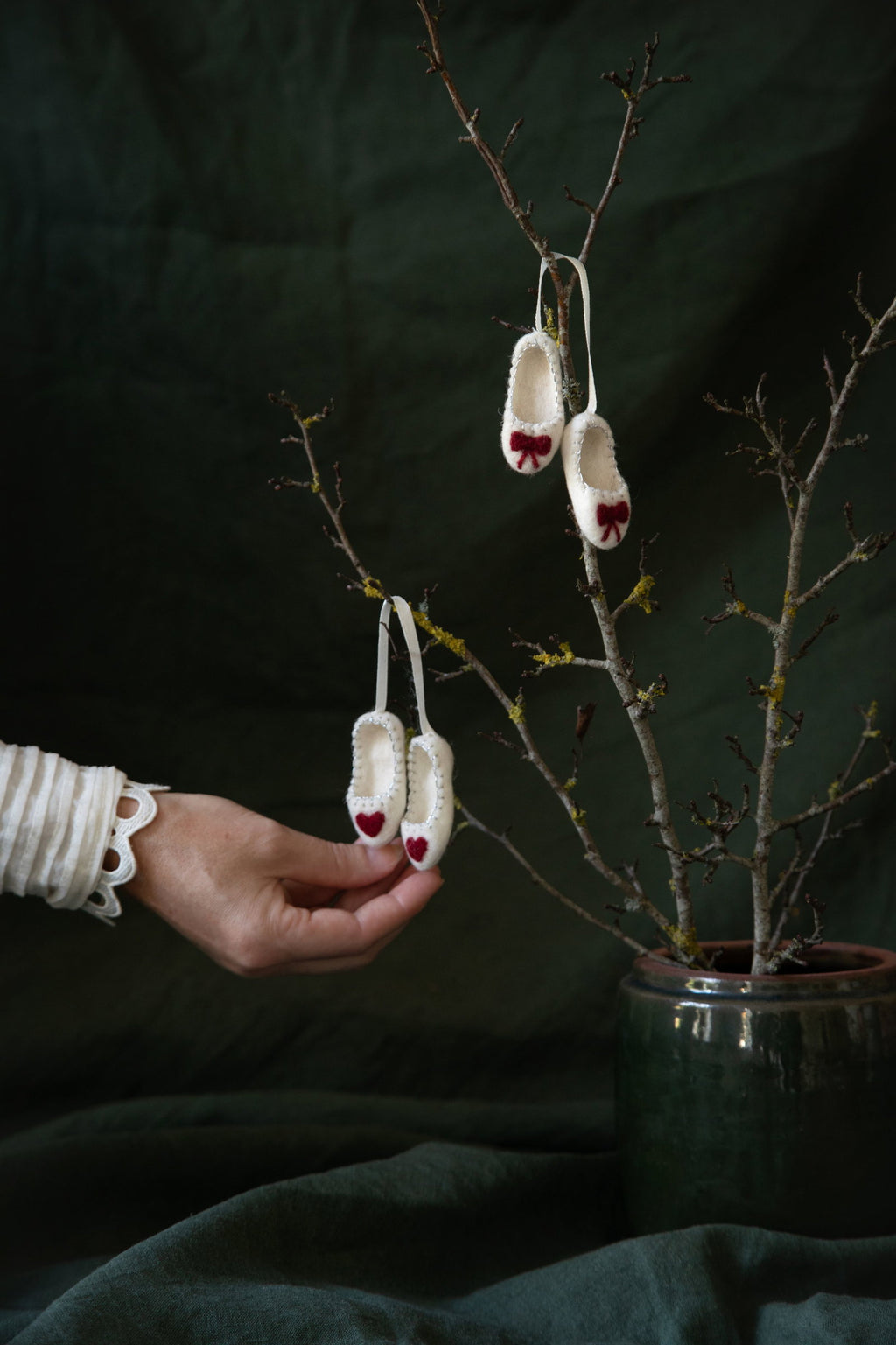 Kerstornamentje - Balletschoentjes