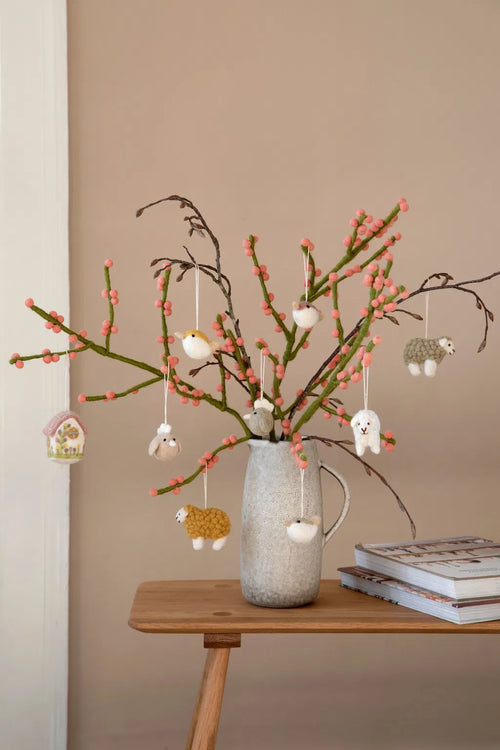 Decoration Bird – Yellow/Blue