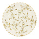 Keramisch Bord "Gouden blaadjes" -  Ø 26 cm