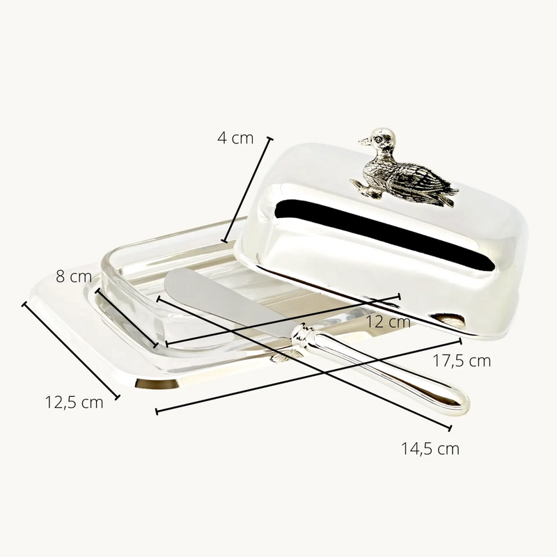 Botervloot eend met botermes