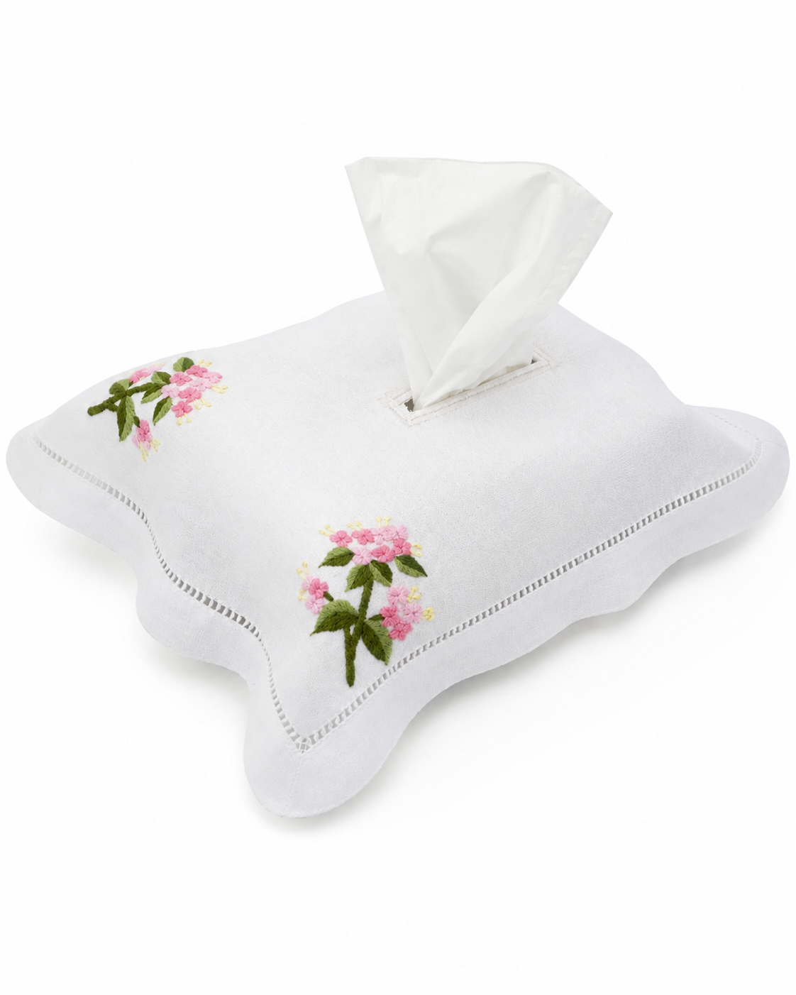 Tissue Box Cover Silvestre - White