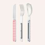 3-delige Bestekset On The Go – Print | Roestvrij Staal & Polycarbonaat