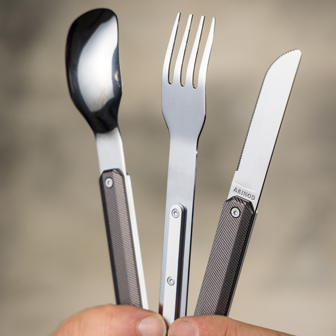 3-piece cutlery set - Plain
