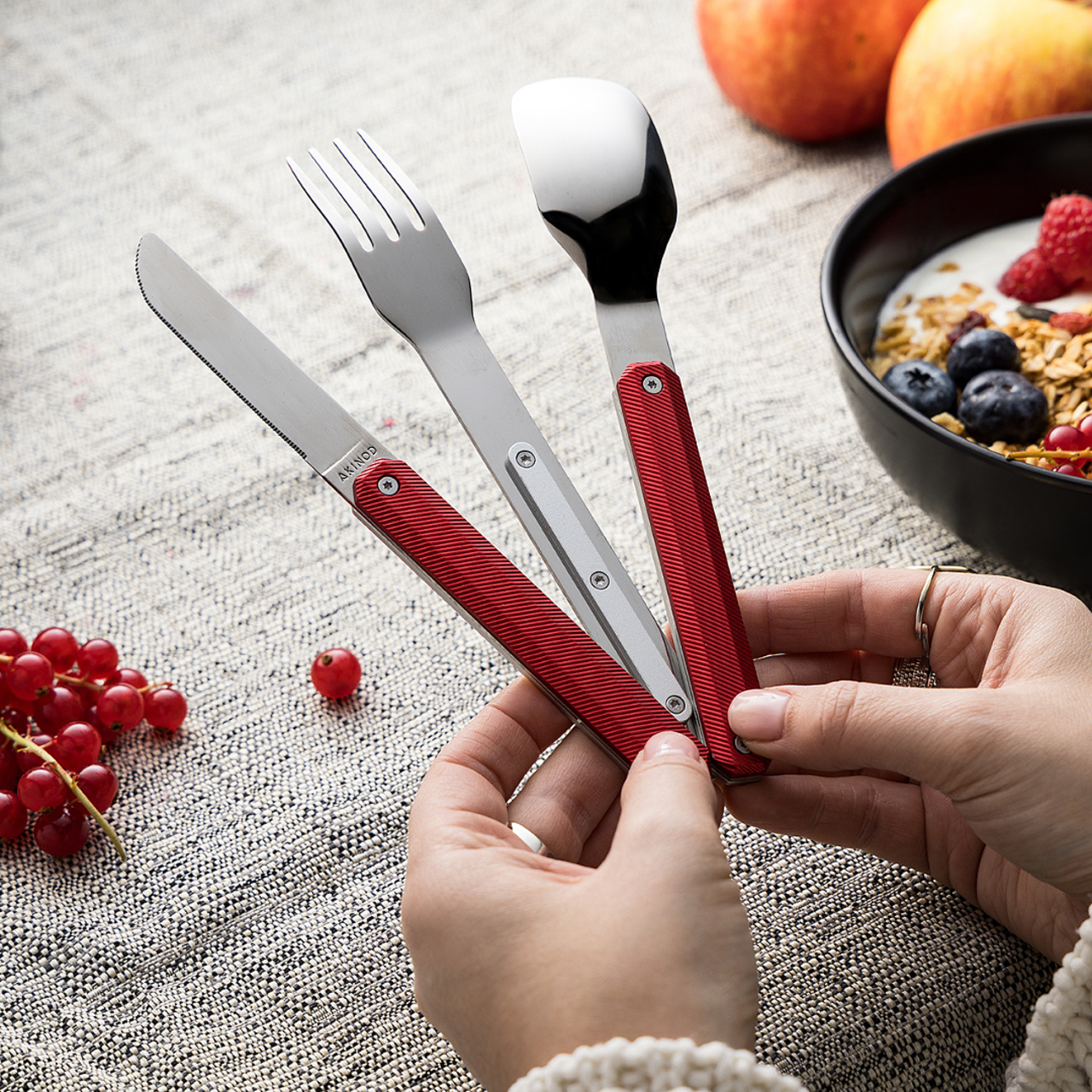 3-piece cutlery set - Plain