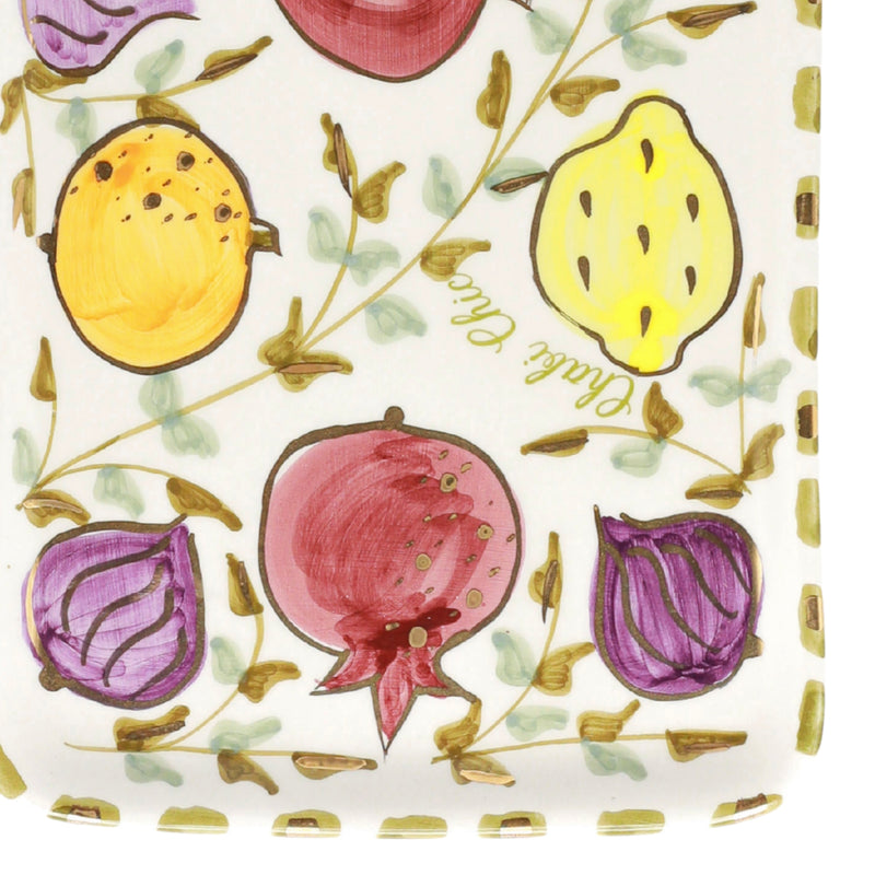 Keramisch serveerbord "Tutti Frutti"  -  34 × 16 cm