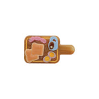 Likio Energy Breakfast hair clip shaped like a breakfast board with toast and egg