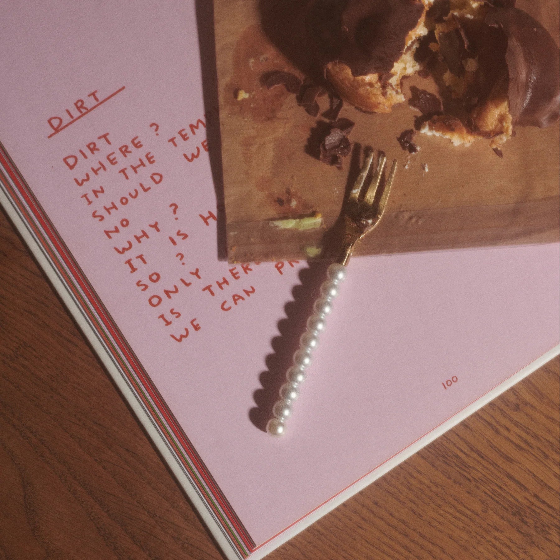 Pearl cake fork - set of 4