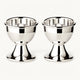 Eierdopje Zilver - Set van 2