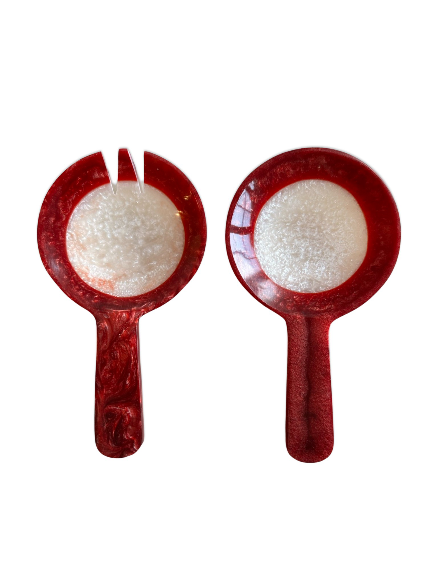 Mixing Hands Burgundy serveerbestek