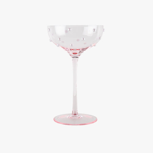 Champagne glaasje met parels