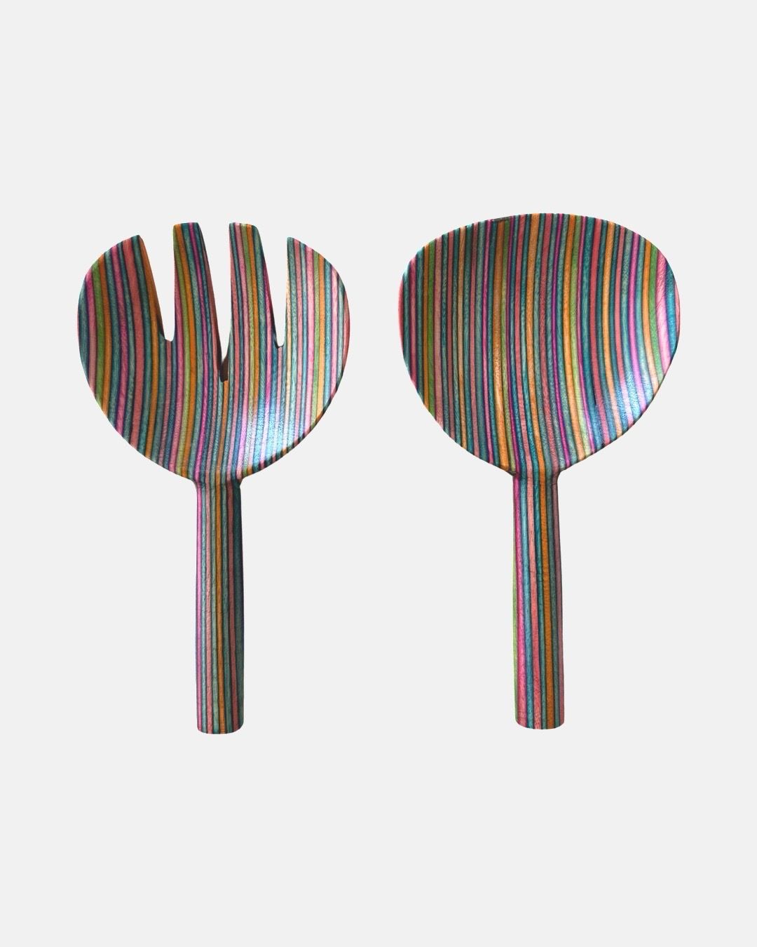 Mixing Hands Stripes serveerbestek