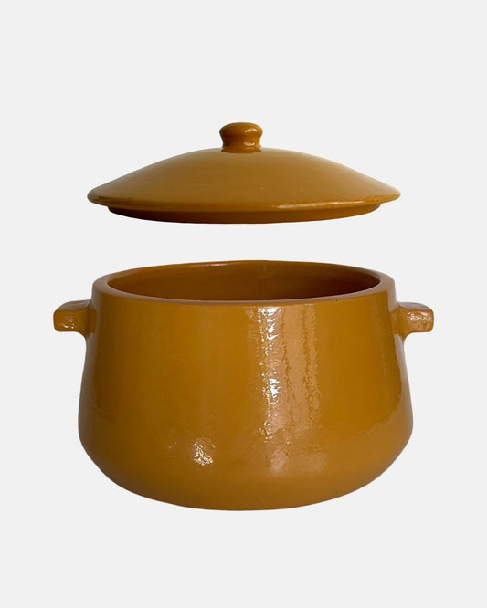 Ovenschaal met deksel Auri L - geel