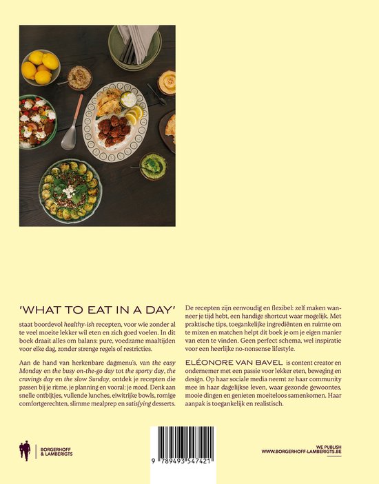 Cookbook What to eat in a day by Eléonore Van Bavel