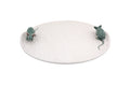 Cheese plate "Lily" with little mice – Ø 31.5 cm