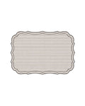 Stain-Resistant Linen Placemat – 50x35 cm - Red Stripes