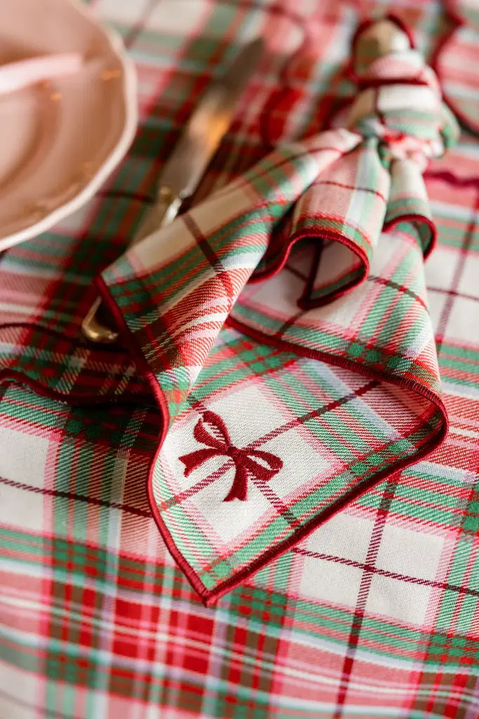 Angèle Red Christmas napkins (set of 2)