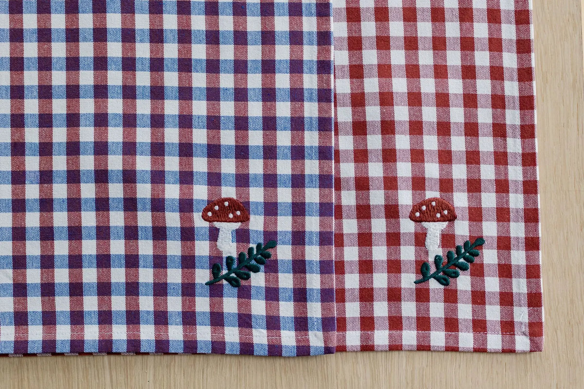 Keukenhanddoeken Gaston Rust met paddenstoel (set van 2)
