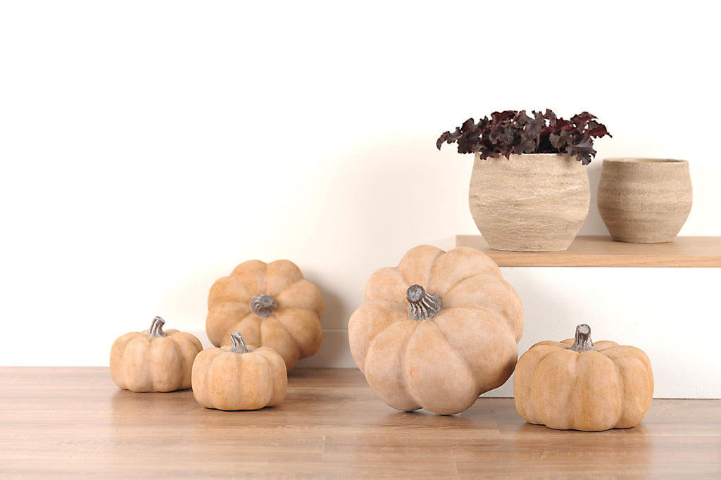 Decorative pumpkin - Calm Orange - Ø15x11 cm