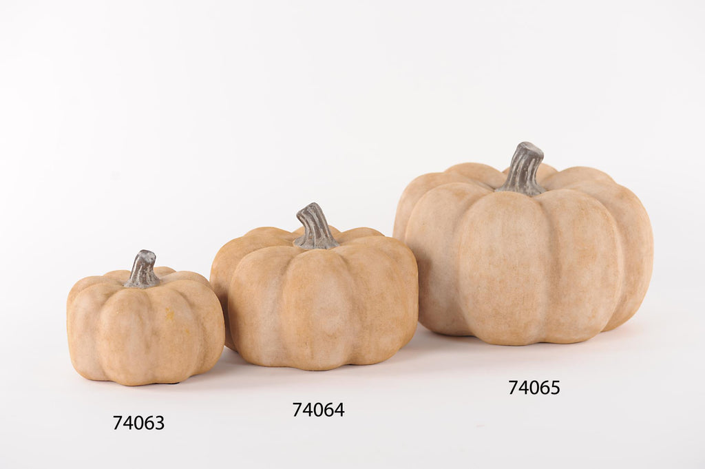 Decorative pumpkin - Calm Orange - Ø16.5x25.5 cm