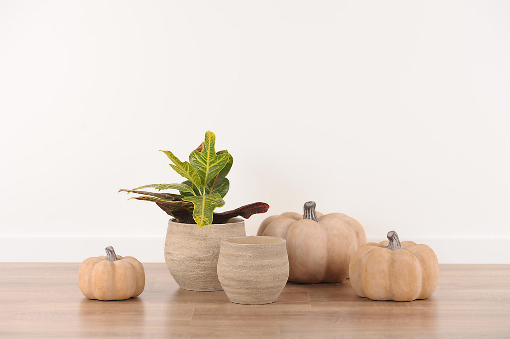 Decorative pumpkin - Calm Orange - Ø16.5x25.5 cm