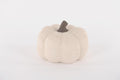 Decorative Ceramic Pumpkin - White - Ø20 x H14.5 cm